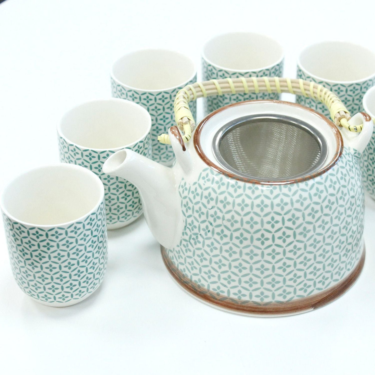 Service à thé Mosaïque verte — sélection cadeaux ACHAIAH