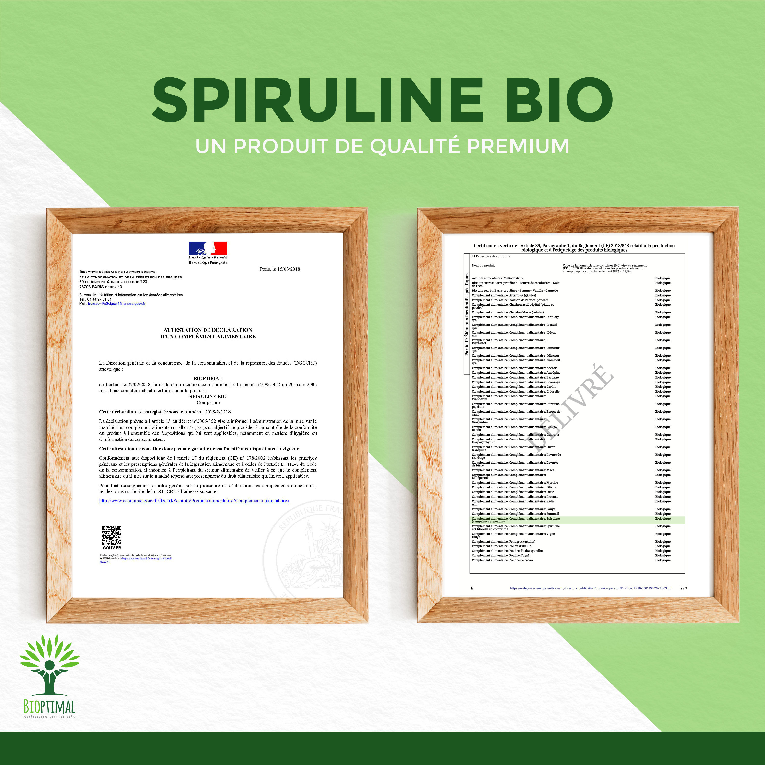 Spiruline Bio en Comprimés - Conditionné en France - Vegan – ACHAIAH (visuel 11)
