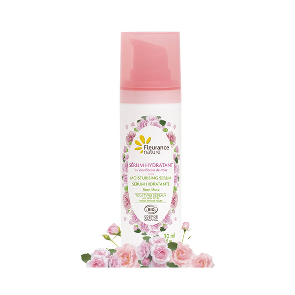 Complément alimentaire SERUM HYDRATANT A LA ROSE BIO naturel bio Boutique Achaiah