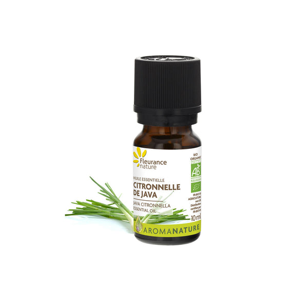 Huile essentielle Citronnelle bio flacon compte-goutte  Boutique Achaiah