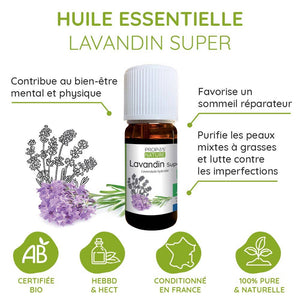 Huile Essentielle de Lavandin super Bio 10ml