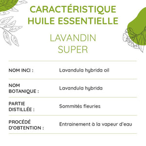 Huile Essentielle de Lavandin super Bio 10ml