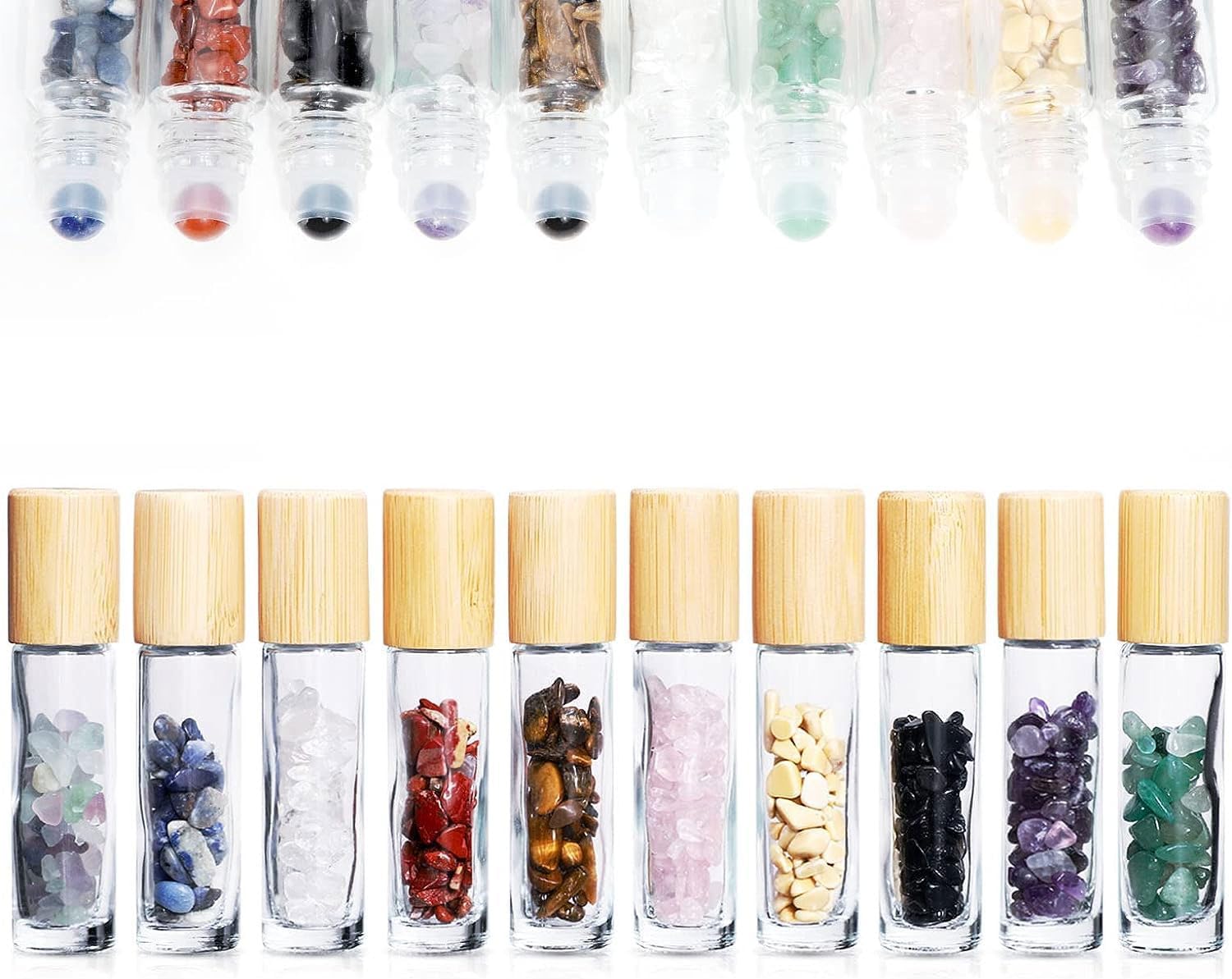 Roll-on huiles essentielles avec pierres naturelles – Votre bien-être à portée de main — bien-être spiritualité Boutique Acha