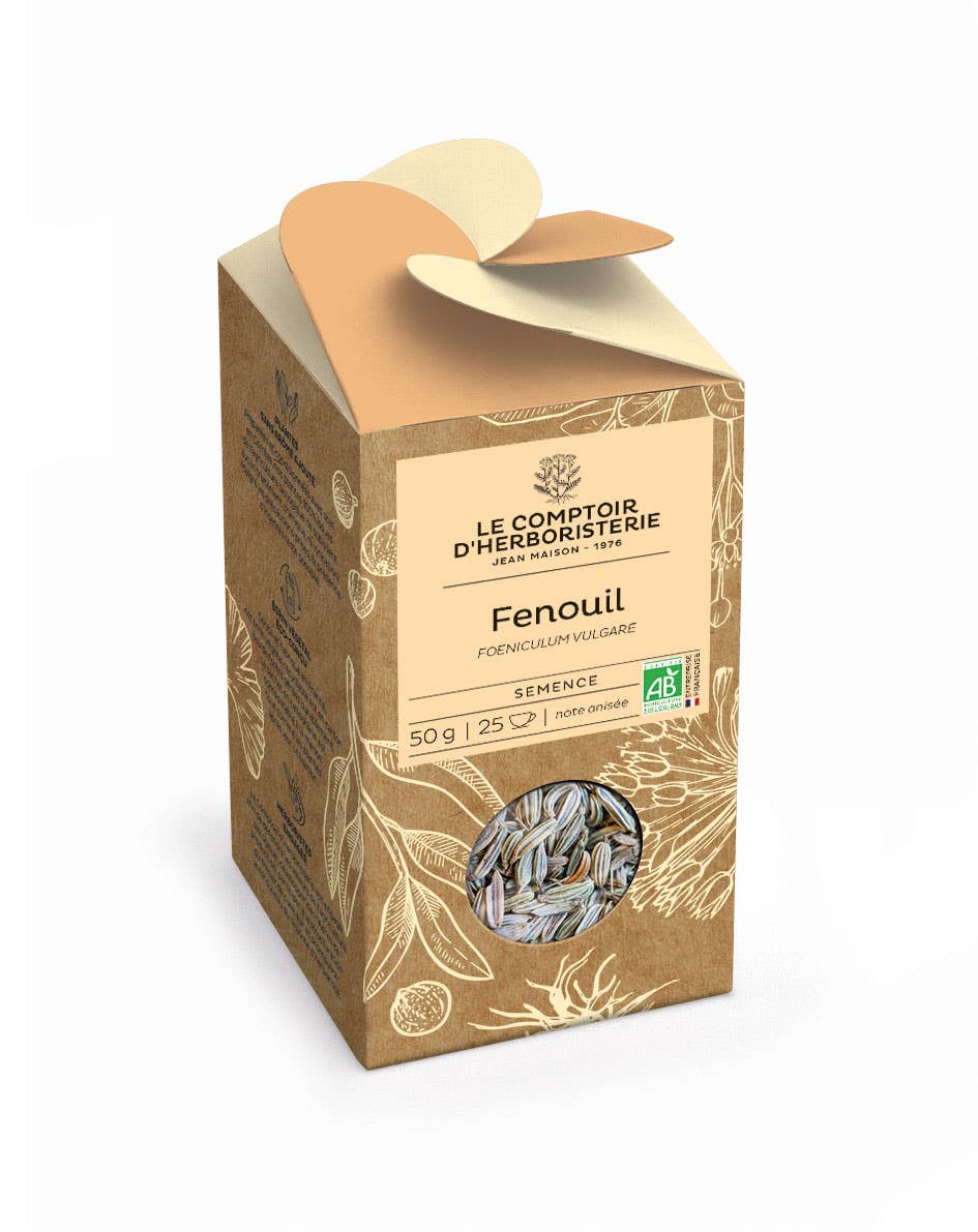 Complément plantes INFUSION FENOUIL BIO SEMENCE 50G phytothérapie naturel Boutique Achaiah