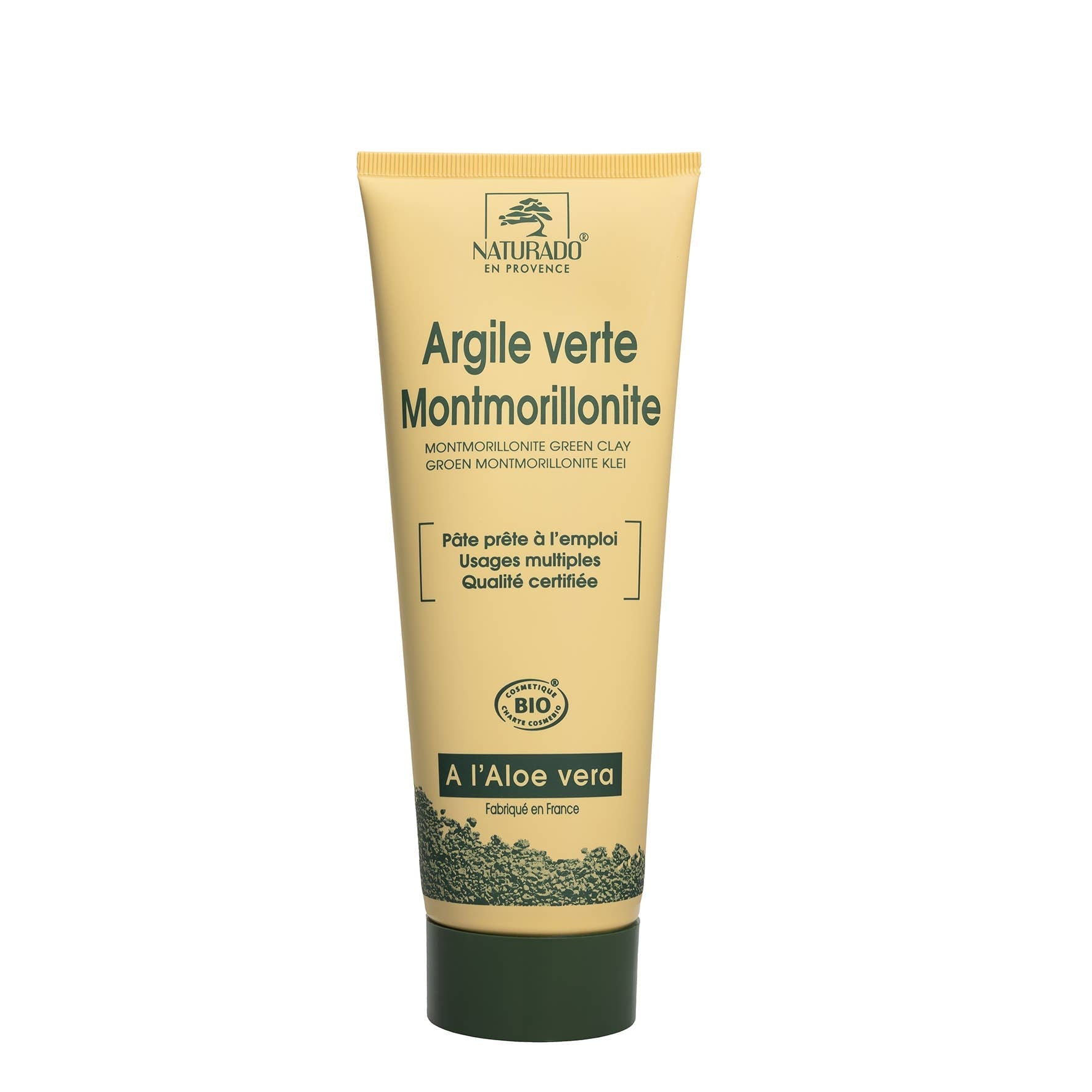 Tube argile verte Montmorillonite Bio Ecocert 300 gr bien-être spiritualité Boutique Achaiah