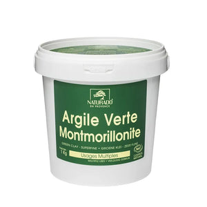 Mini seau argile verte Montmorillonite Naturel Ecocert 1 kg