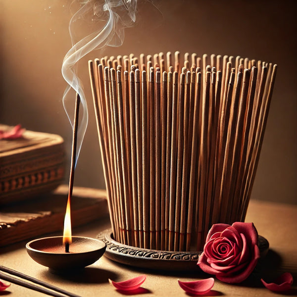 15 Bâtons d’Encens Roses Nag Champa – Harmonie et Évasion Florale