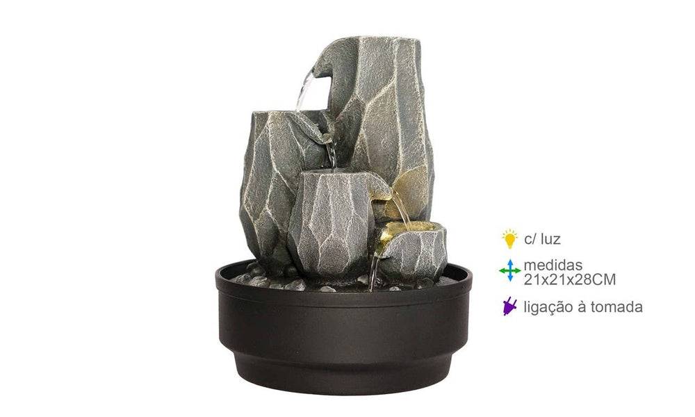 Décoration en résine pour fontaine 21x21x28