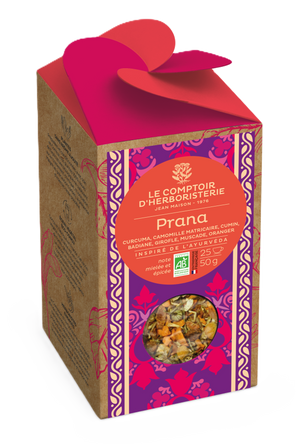 Complément plantes TISANE PRANA BIO 50G phytothérapie naturel Boutique Achaiah