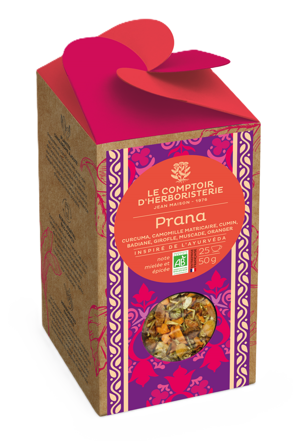 Complément plantes TISANE PRANA BIO 50G phytothérapie naturel Boutique Achaiah