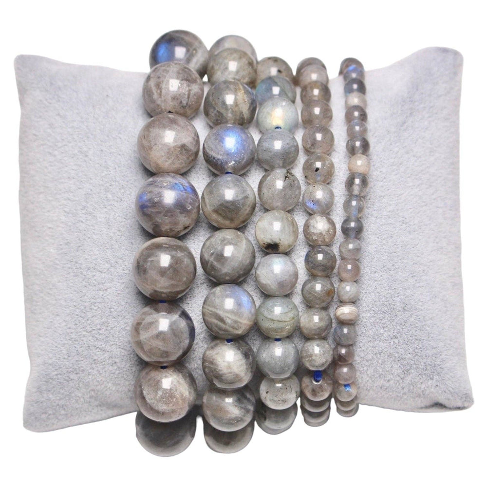 Bracelet Labradorite A+ perles  pierre naturelle Boutique Achaiah