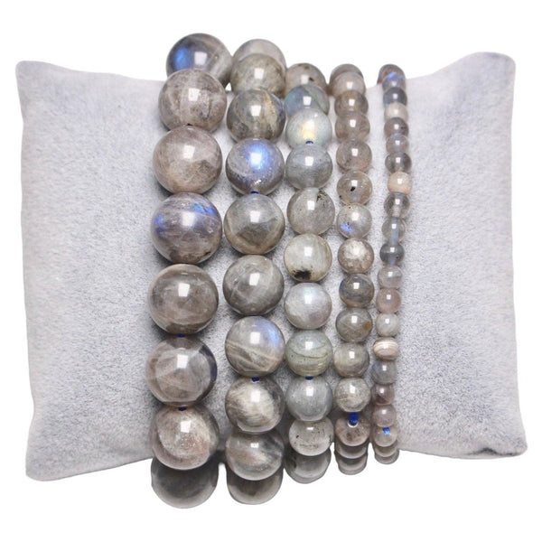 Bracelet Labradorite A+ perles  pierre naturelle Boutique Achaiah