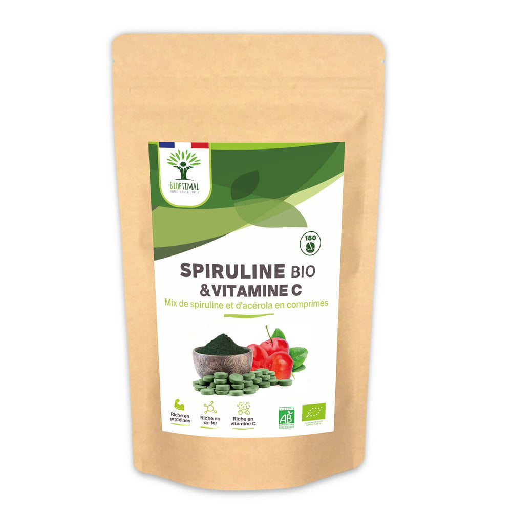 Spiruline Bio & Vitamine C - en comprimés -