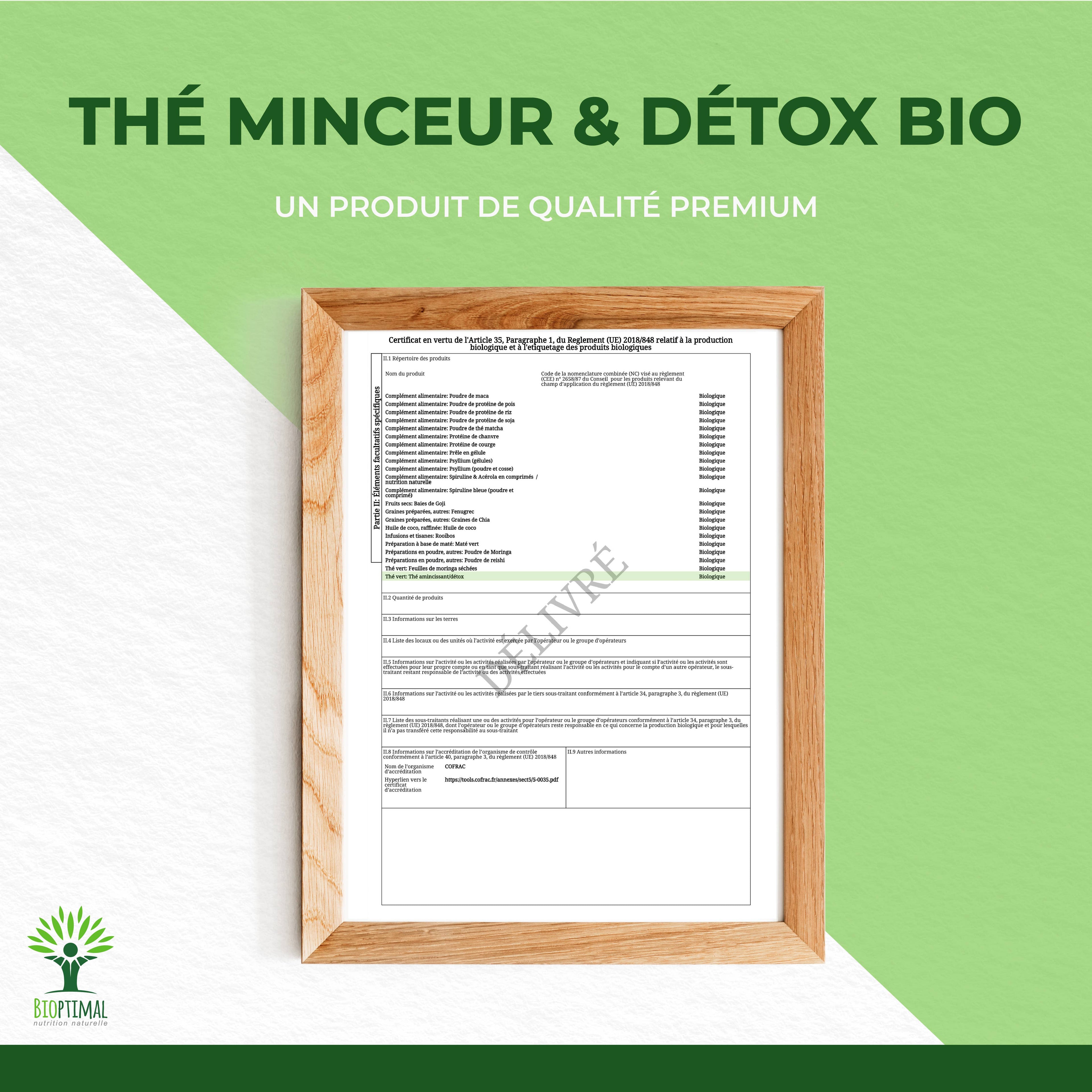 Thé Minceur & Détox Bio - Fabriqué en France - Vegan – ACHAIAH (visuel 8)
