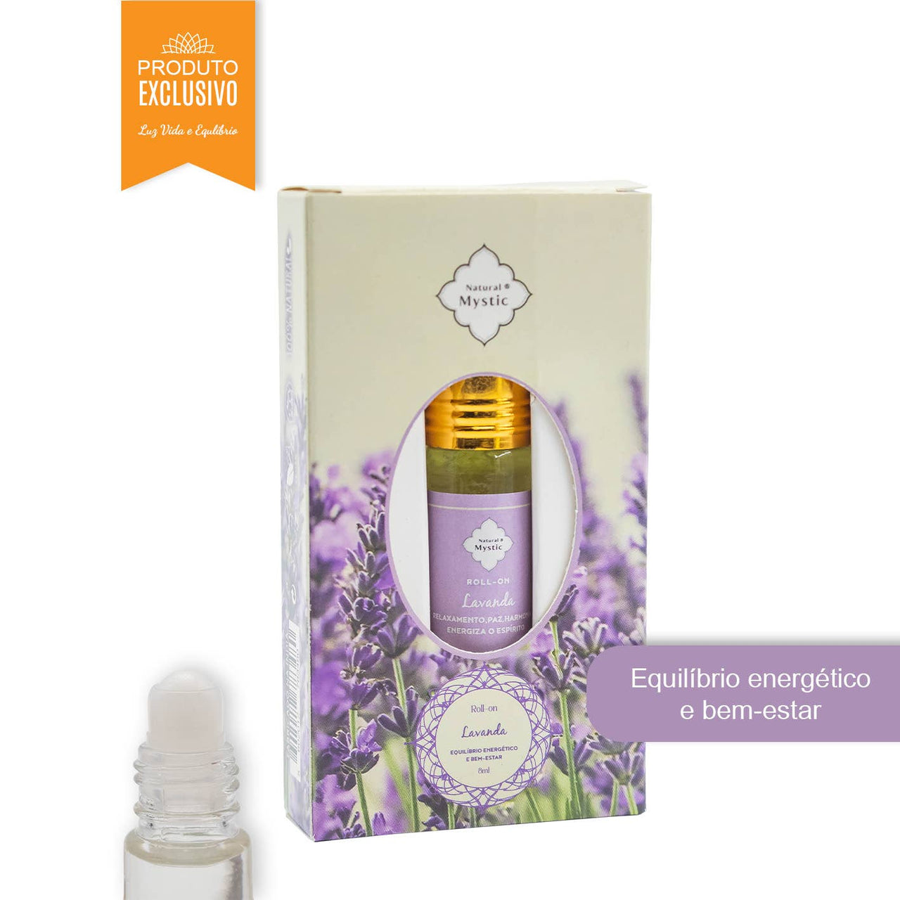 Roll-On Naturel Mystic Lavande 8ml bien-être spiritualité Boutique Achaiah