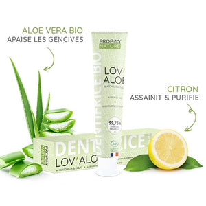 Dentifrice Bio Lov'aloe-aloe Vera & Citron -sans Fluor- 75ml