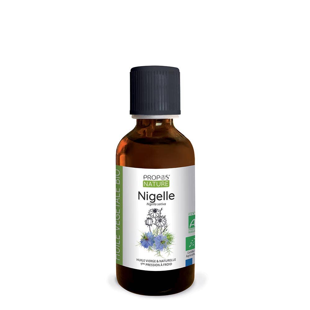 Complément alimentaire Huile Vegetale Nigelle Bio 50ml, 100ml naturel bio Boutique Achaiah