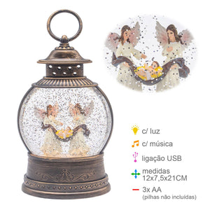 Lanterne Ange avec Eau