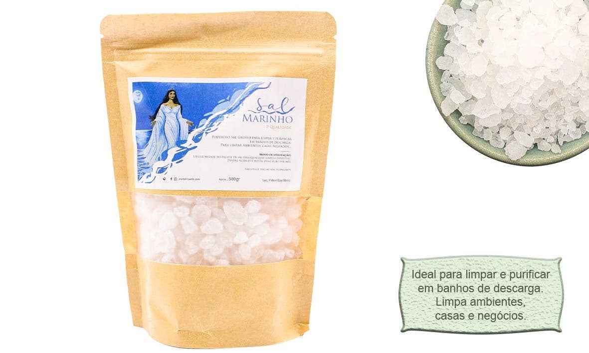 Sel de mer pur – Protection & Purification bien-être spiritualité Boutique Achaiah