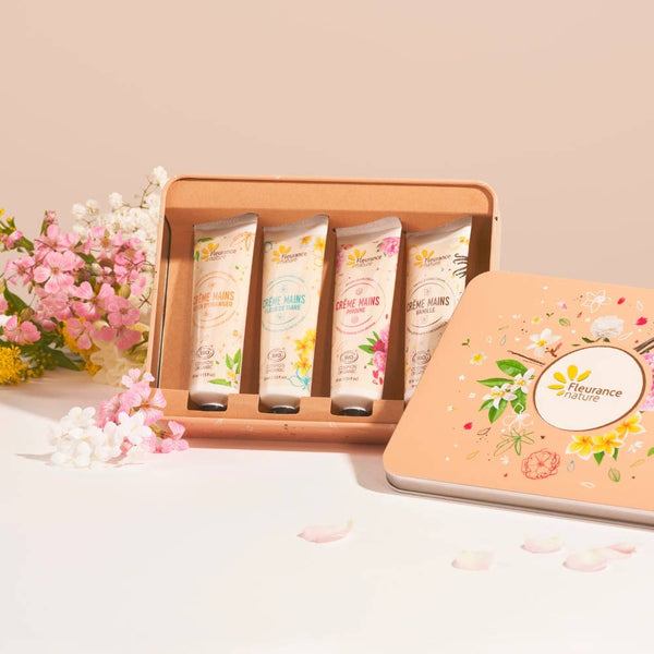 Coffret mains pêche evasion florale