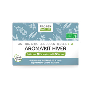 Aroma'kit Hiver - 3 Huiles Essentielles Bio - 3x10ml