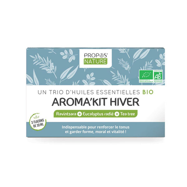 Aroma'kit Hiver - 3 Huiles Essentielles Bio - 3x10ml