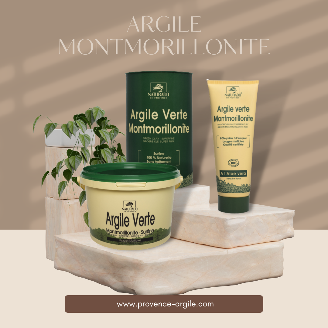 Tube argile verte Montmorillonite Bio Ecocert 300 gr — bien-être spiritualité Boutique Achaiah