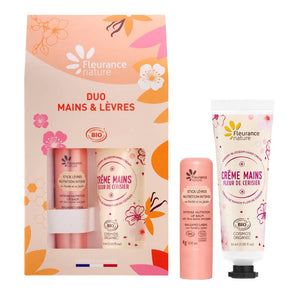 Coffret Duo Mains Lèvres fleur de cerisier - fête des mères – ACHAIAH (visuel 2)