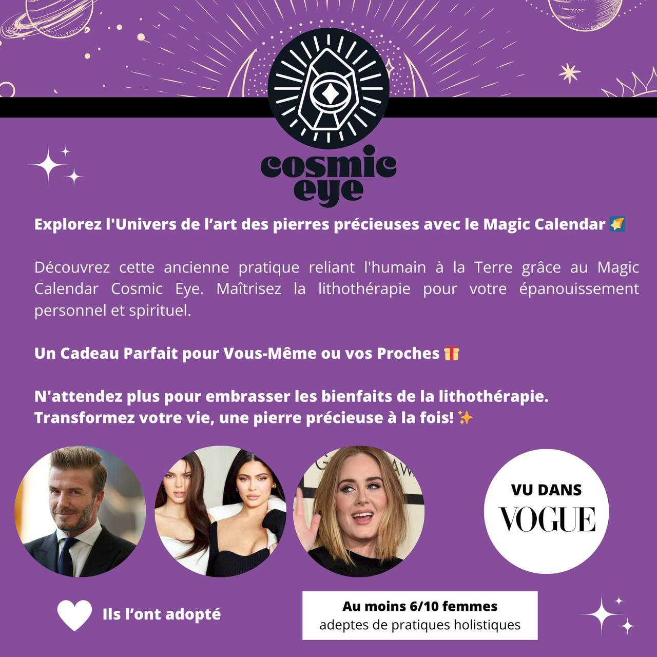 Coffret Pierres Magiques - Cosmic Eye — coffret cadeau bio bien-être Boutique Achaiah