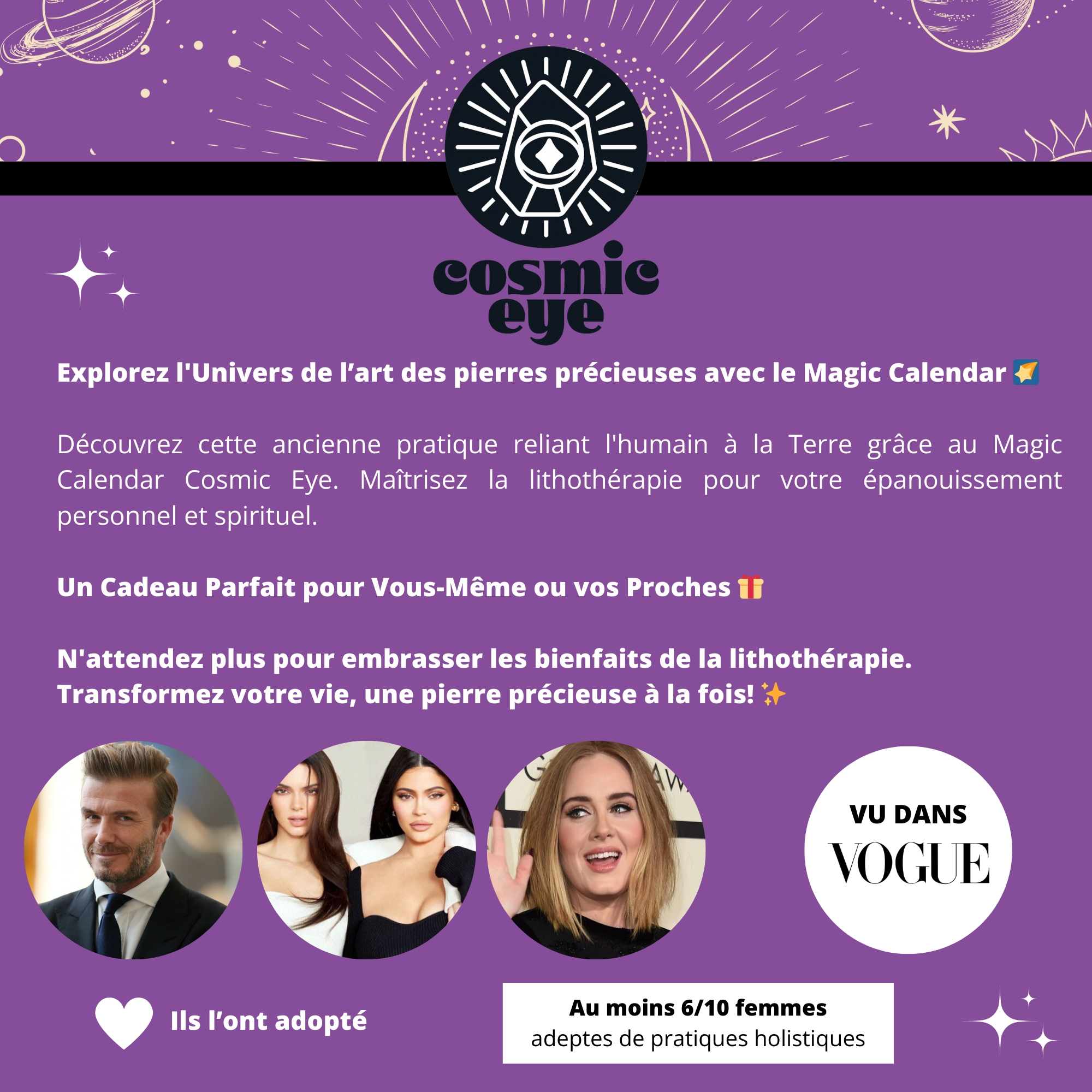 Coffret Pierres Magiques - Cosmic Eye — coffret cadeau bio bien-être Boutique Achaiah