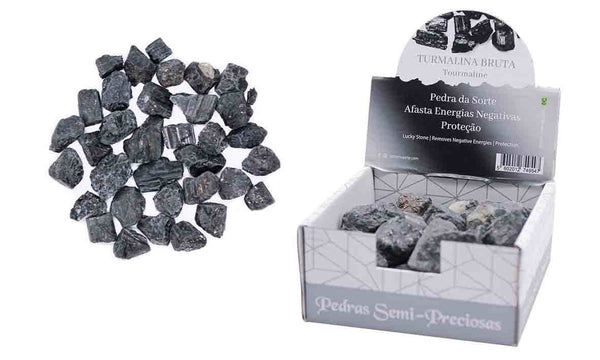Tourmaline brute 500gr (2 à 3 cm) cristal naturel décoration spirituelle Boutique Achaiah
