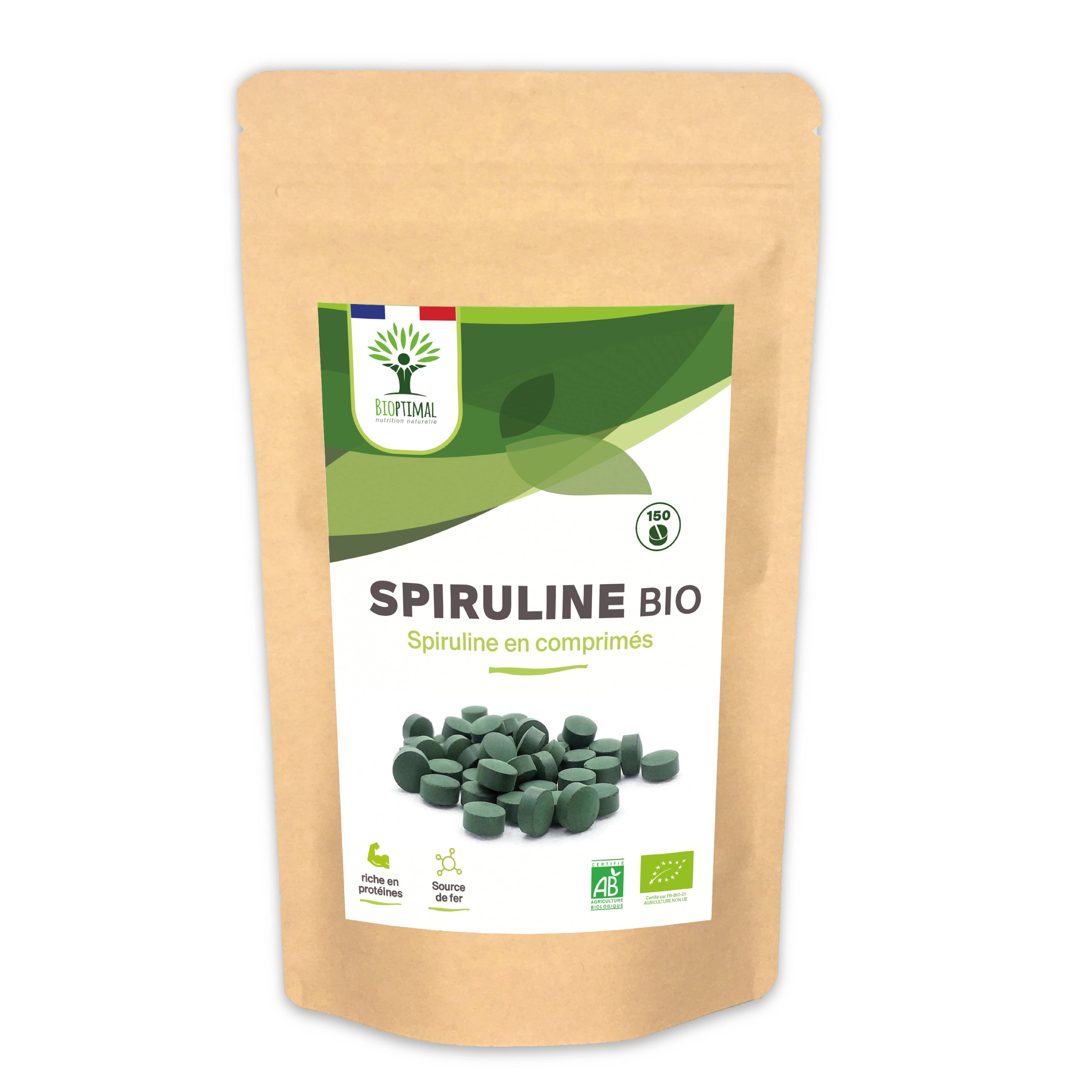 Spiruline Bio en Comprimés - Conditionné en France - Vegan – ACHAIAH