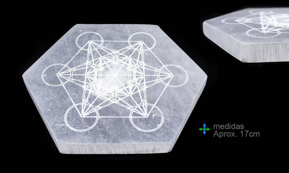 Base hexagonale en Sélénite