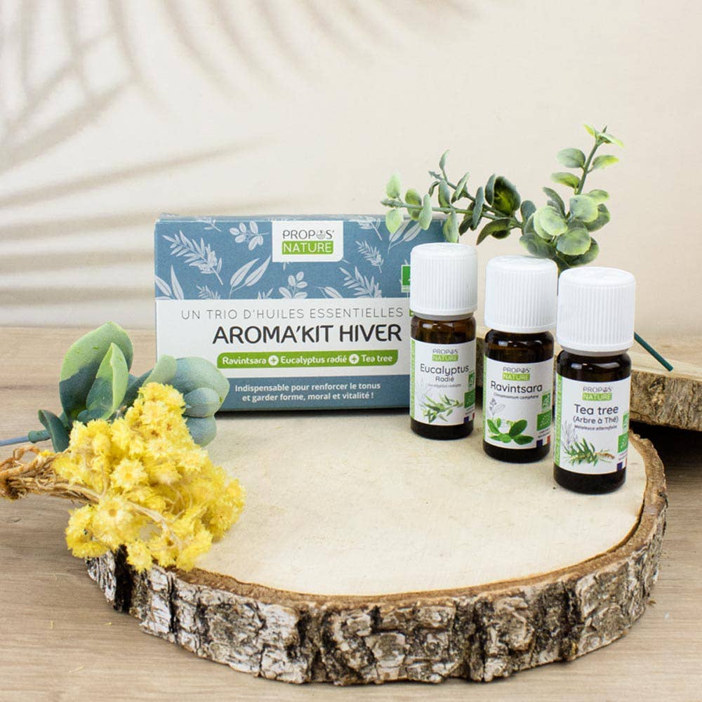 Aroma'kit Hiver - 3 Huiles Essentielles Bio - 3x10ml