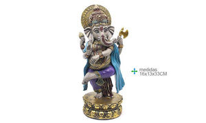 Statue Ganesh colorée