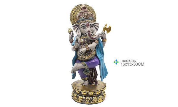 Statue Ganesh colorée