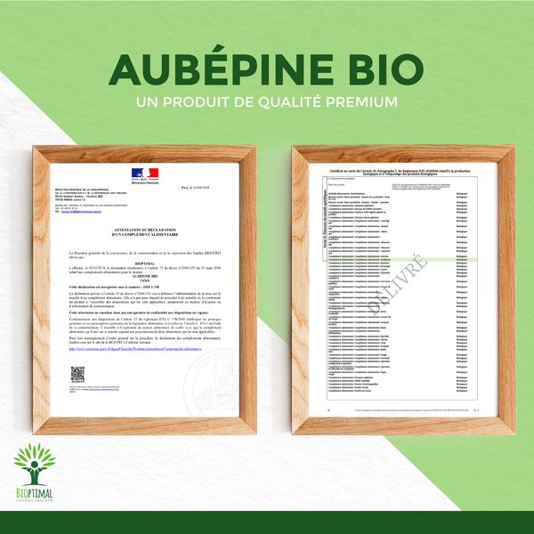 Aubépine bio - Complément alimentaire - en gélules