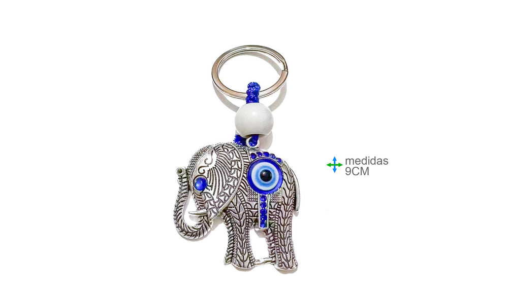 Porte-clés Œil Turc 9cm décoration spirituelle résine Boutique Achaiah
