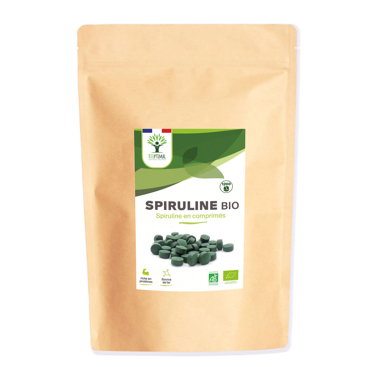 Spiruline Bio en Comprimés - Conditionné en France - Vegan – ACHAIAH (visuel 4)