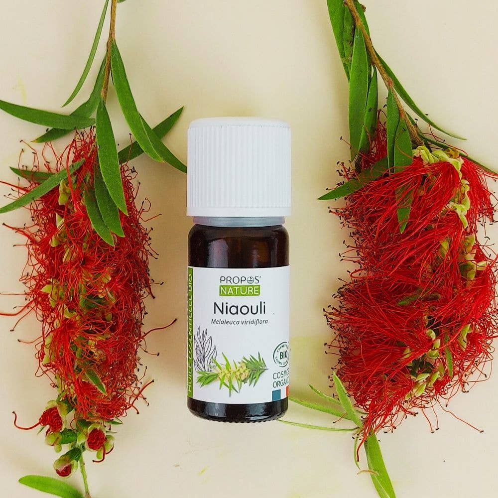 Huile essentielle Niaouli bio flacon compte-goutte  10 ml Boutique Achaiah
