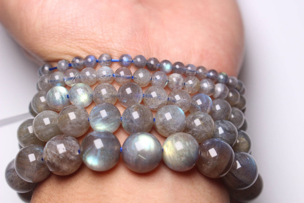 Bracelet Labradorite perles  pierre naturelle Boutique Achaiah