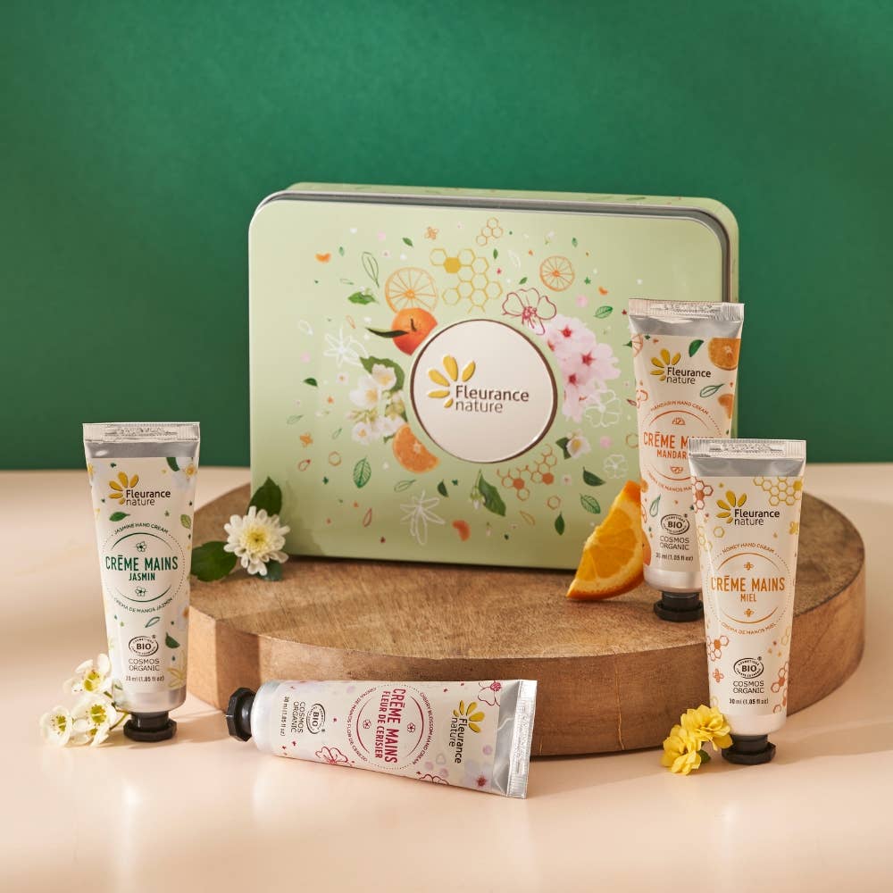 Coffret mains vert éveil des sens - fête des mères