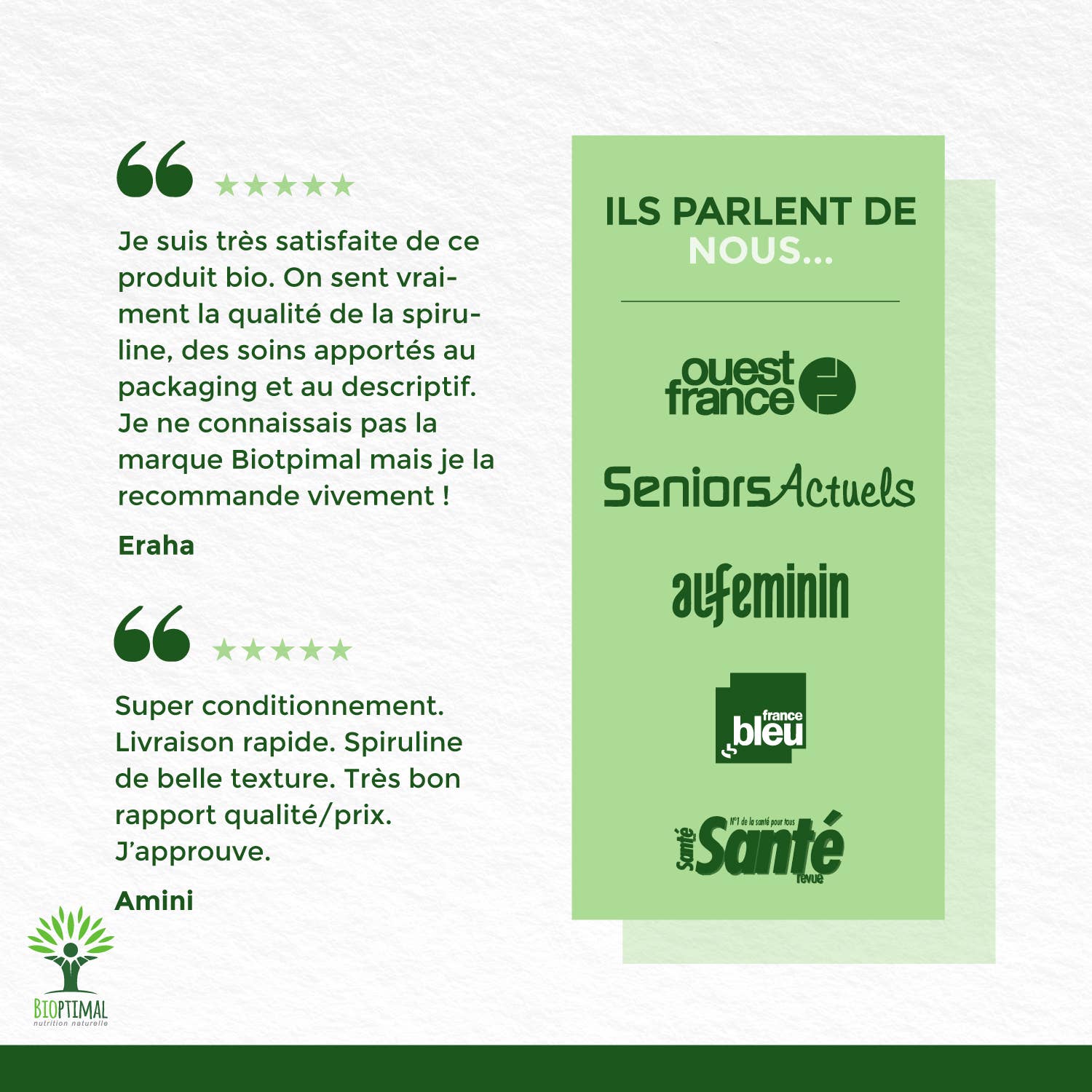 Spiruline Bio en Comprimés - Conditionné en France - Vegan – ACHAIAH (visuel 12)