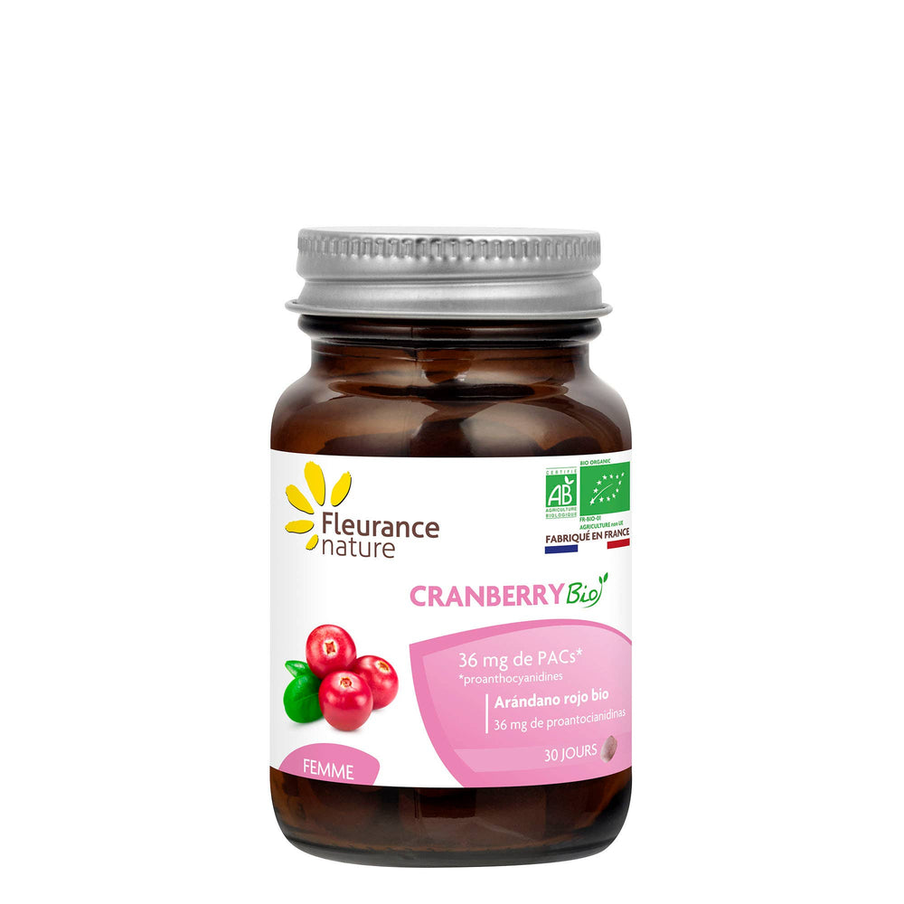 Complément alimentaire CRANBERRY BIO naturel bio Boutique Achaiah