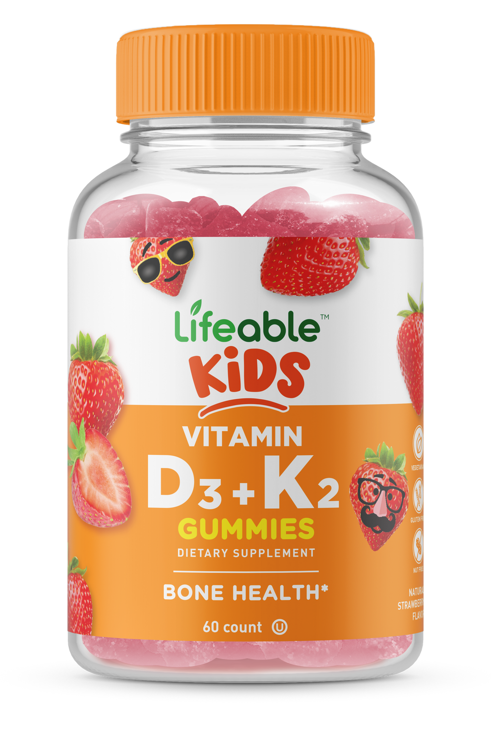 Des bonbons gélifiés à la vitamine D3 et K2 pour enfants, délicieux !