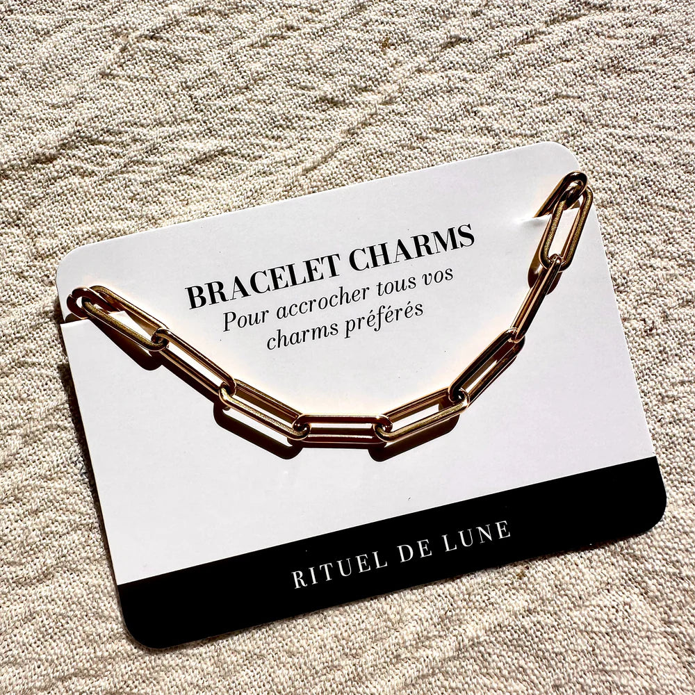 Bracelet maille acier inoxydable perles  pierre naturelle Boutique Achaiah