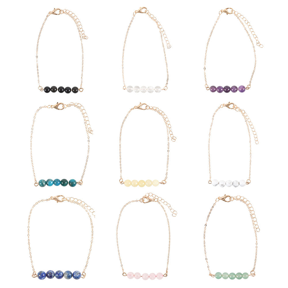 Bracelet Bracelets Chaîne Perles perles  pierre naturelle Boutique Achaiah