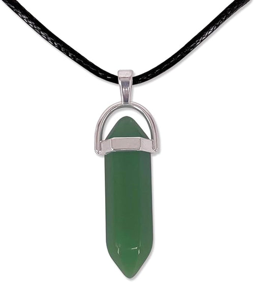 Collier Pendentif Hexagone en pierre naturelle — collier pierre naturelle bijou bien-être Boutique Achaiah