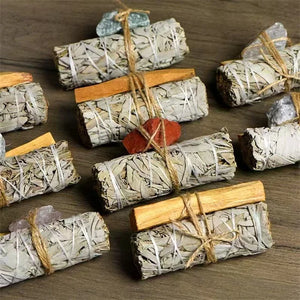 Bâtonnets de sauge blanche séchée de Californie — bien-être spiritualité Boutique Achaiah