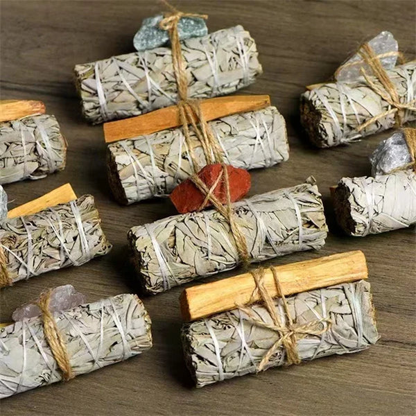 Bâtonnets de sauge blanche séchée de Californie — bien-être spiritualité Boutique Achaiah